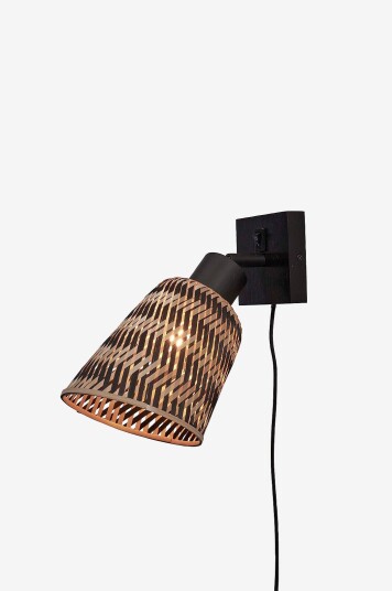 Good&Mojo   Vegglampe Java   Svart