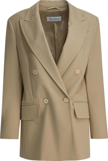 Max Mara Dame Jakker Beige 2XS,