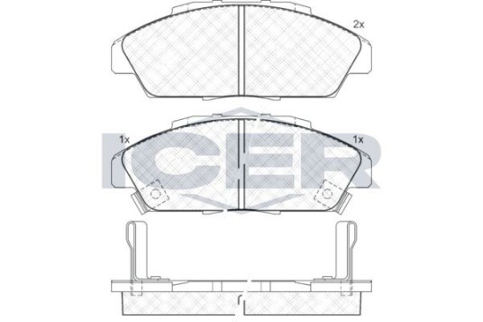 Bremseklosser ICER 181133