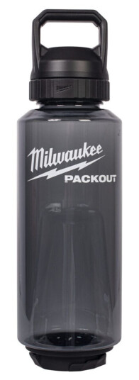 Milwaukee Packout 1420 ml Plastflaske med Twist & Lock Lokk - Slagfast, Kompatibel