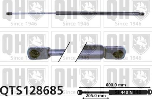 QUINTON HAZELL QTS128685 Baklukedemper