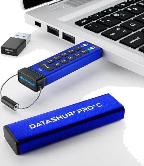 iStorage datAshur Pro+ C Kryptert USB-minne 512 GB USB 3.2 FIPS 140-3