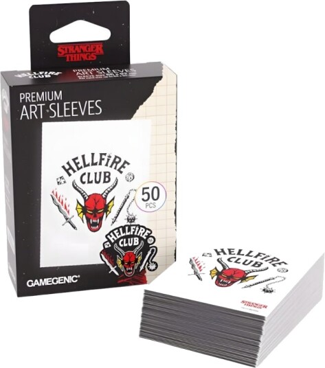 Gamegenic Stranger Things Premium Art Sleeves Hellfire Club