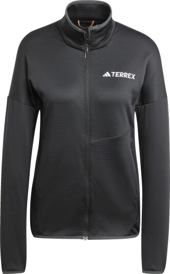 Adidas Women"s Terrex Xperior Climawarm Light Fleece Jacket Black L