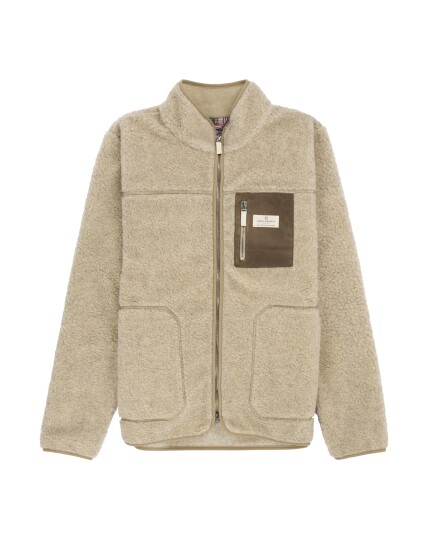 Amundsen Sports Heroes Wool Fleece Jacket Herre Natural M
