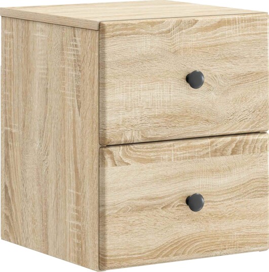 Vegghengt Nattbord Sonoma eik 34,5 x 33 x 40 cm Konstruert tre
