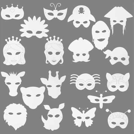 Diverse Masker 64 stk 1 pk