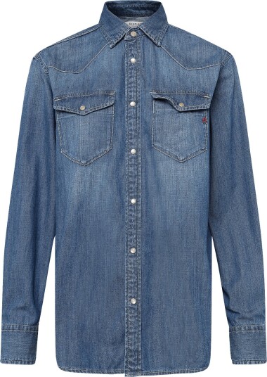 Replay Shirt Over ,Sustainable Blue XS