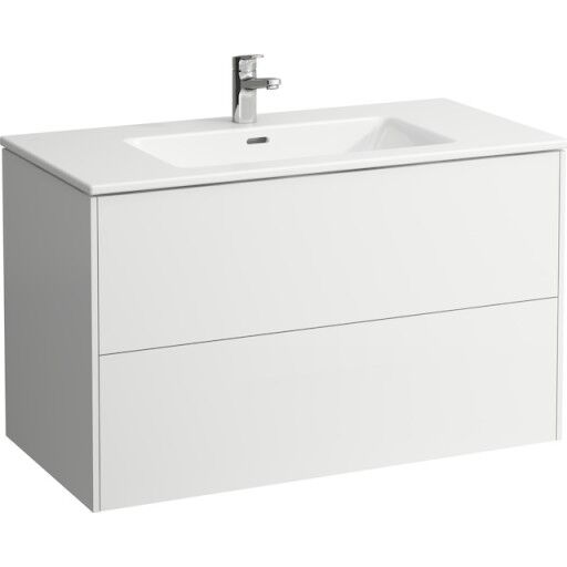Laufen Base/Pro S møbelpakke, 100x50 cm, hvit høyglans