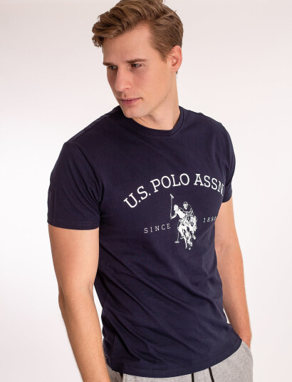 U.S. Polo Assn. Uspa T Shirt Archibald Men Navy S