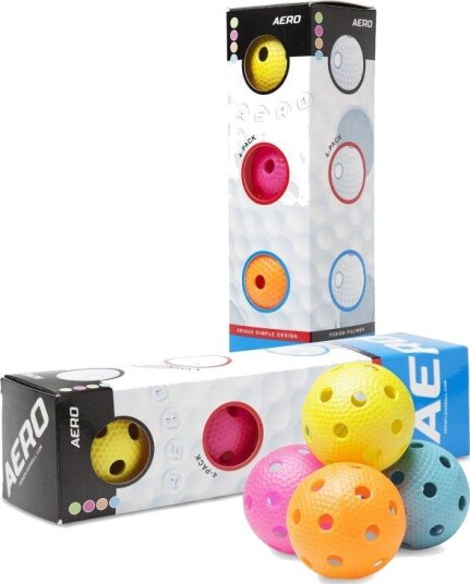 Salming Innebandyballer Aero Mix 4 stk