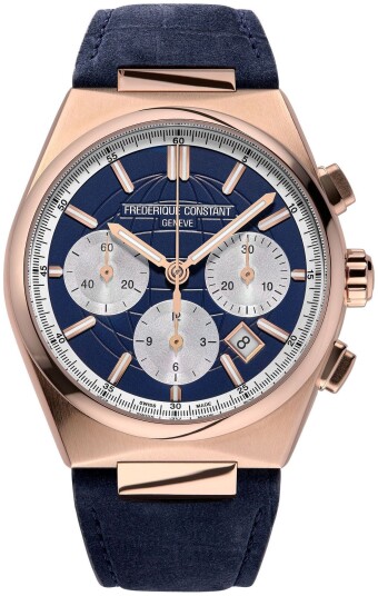 Frederique Constant Herreklokke FC 391NS4NH4 Highlife Blå/Lær Ø41 Frederique Constant Herreklokke FC 391NS4NH4 Highlife Blå/Lær Ø41