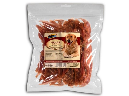 Hilton Myke Andebryst Hundegodbiter 500 G Hilton Myke Andebryst Hundegodbiter 500 G