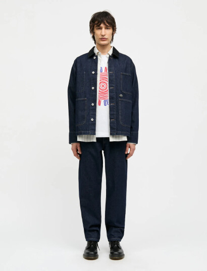 Mads Nørgaard Arizona Denim Chore Jacket - Navy - 54