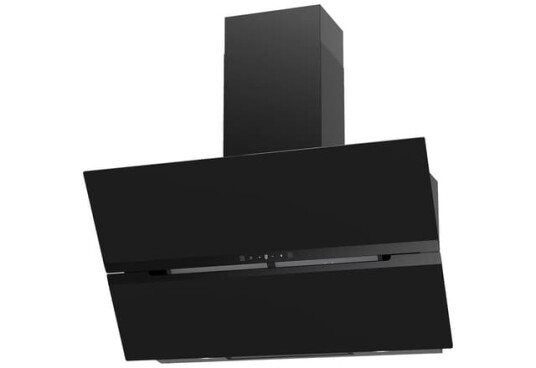Thermex Vertical Automatic kjøkkenvifte 90 cm med gesturkontroll og automatisk glasspanel, svart