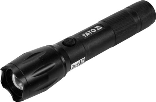 Yato Yt-08587, Lommelykt, Sort, Aluminium, Knapper, Ip20, Iii