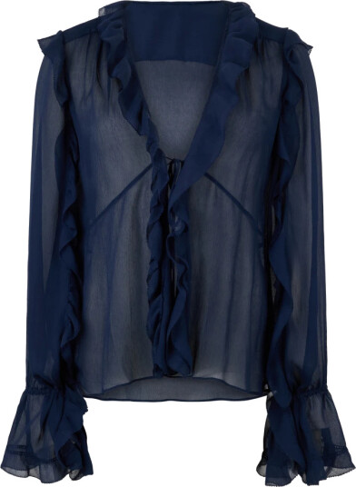 Alberta Ferretti Dame Bluser & Skjorter Blå L,