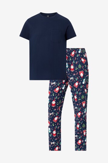 Ellos Collection Pyjamas Melker Blå Ellos Collection Pyjamas Melker Blå