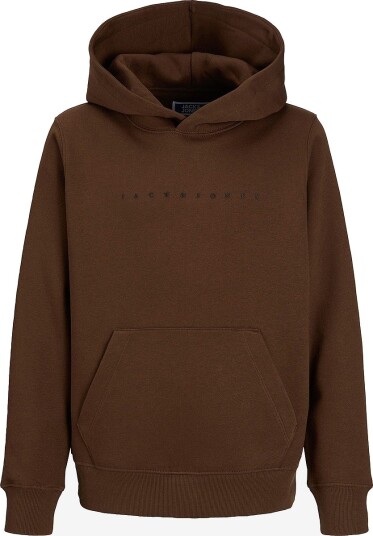 Jack & Jones Junior   Hettegenser jjeStar JJ Sweat Hood Noos Jnr   Brun