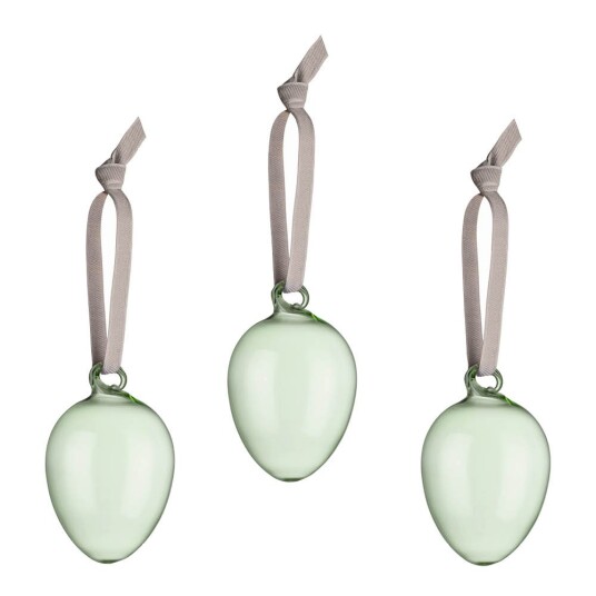 iittala - Glassegg 6 cm 3 stk grønn iittala - Glassegg 6 cm 3 stk grønn