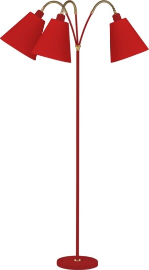 Haga Trio Gulvlampe u/skjermer Høyde 140 Cm