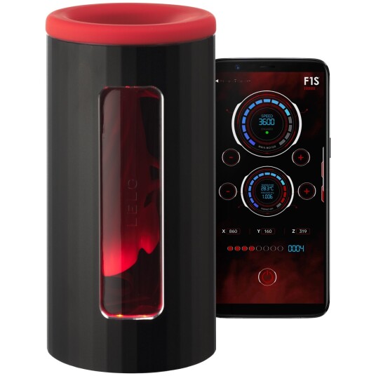 Lelo F1S V2 Red Pleasure Console Masturbator    - Rød