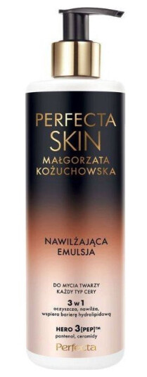 Perfectair Perfecta_Skin Małgorzata Kożuchowska Ansiktsrenseemulsjon Med Peptider Erytritol Og Prebiotisk 300 Ml
