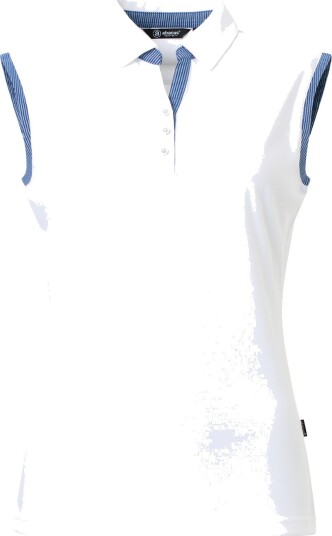 Abacus W Bovey Drycool Sleeveless Golf pologenser dame 191-White-Blue XX-Large