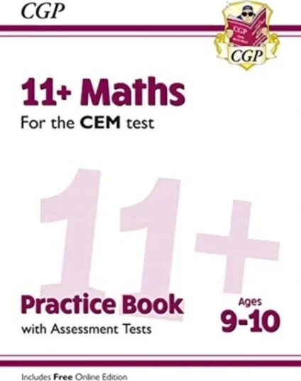11+ Cem Maths Practice Book & Assessment Tests - Ages 9-10 (With Online Edition): Unbeatable Eleven Av Cgp Books