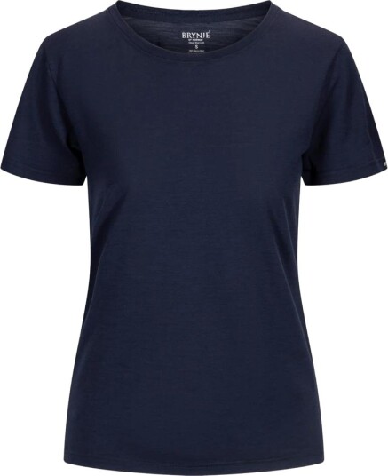 Brynje Women"s Classic Wool Light T Shirt Navy XS