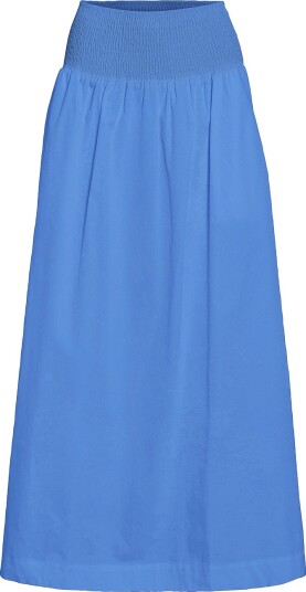 Vila Maxi skjørt viMia HW Maxi Skirt Blå Vila Maxi skjørt viMia HW Maxi Skirt Blå