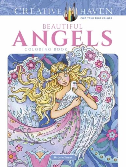 Creative Haven Beautiful Angels Coloring Book Av Marjorie Sarnat