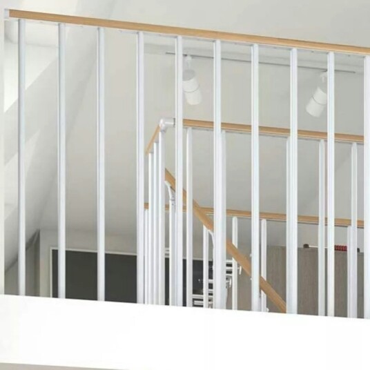 Dolle Gelender Til Repos Classic Eik Hvit Oljet Forlengelse Kit Pearl Grey