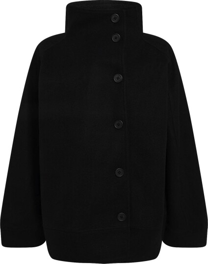 Gina Tricot Funnel Neck Jacket BLACK (9000) XS
