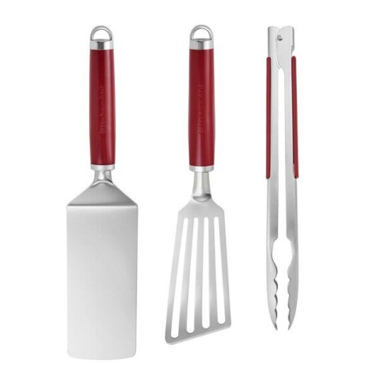 KitchenAid Core innendørs grillsett 3 deler empire red KitchenAid Core innendørs grillsett 3 deler empire red
