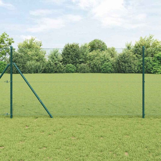 Sveiset trådgjerdet Grønn 1.4x50 m Stål