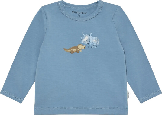 Minymo T Shirt Ls Blue 92