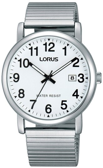 Lorus Herreklokke RG859CX5 Classic Hvit/Stål Ø38 mm Lorus Herreklokke RG859CX5 Classic Hvit/Stål Ø38 mm