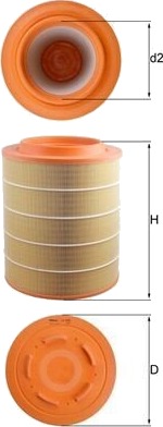 MAHLE LX 4076 Luftfilter MAHLE LX 4076 Luftfilter