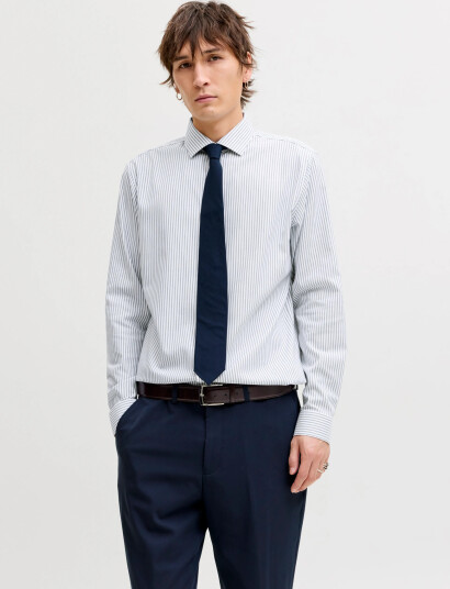 Jack & Jones Jprblaparker Shirt L/S Noos   White   S