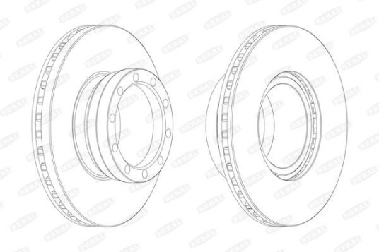 Bremseskive BERAL BCR143A