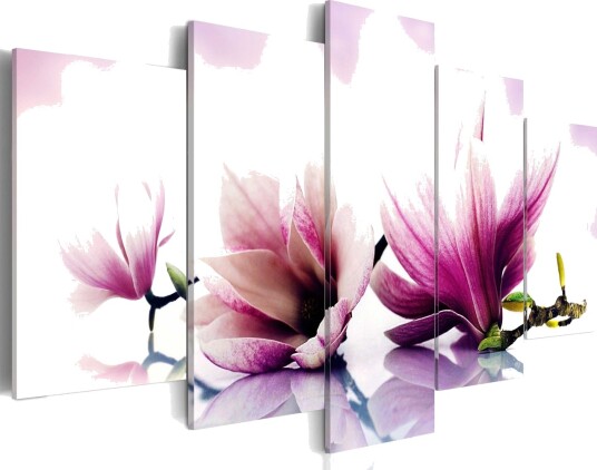 Bilde Pink Flowers Magnolias 200x100 Artgeist sp. z o. o.