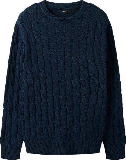 LMTD Nlmnaible Ls O Neck Knit Navy 134 140 LMTD Nlmnaible Ls O Neck Knit Navy 134 140