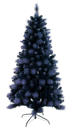 KULZ ANTARCTICA JULETRE 180 CM MED GLITTER BLÅ KUCTANTAR180