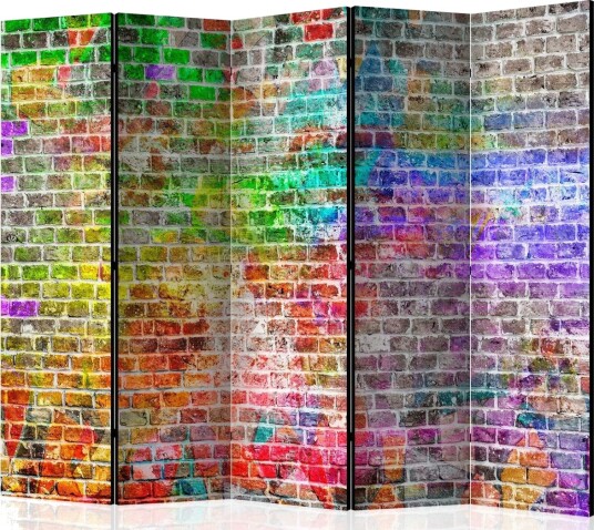 Romdeler - Rainbow Wall II 225x172 - Artgeist sp. z o. o.