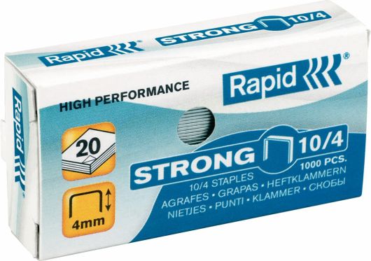 Rapid Staples Strong 10/4 1000 Stk 10K257l