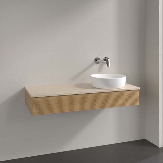 Villeroy & Boch Antao Servantskap med 1 skuff 120x50x19 cm u/lys Eik/Crème
