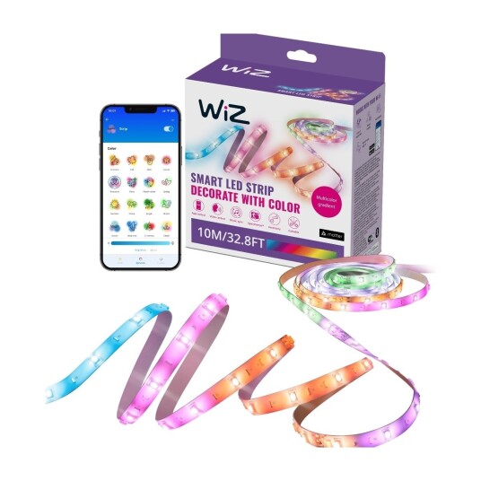 WiZ RGBIC LED-stripe 10 m