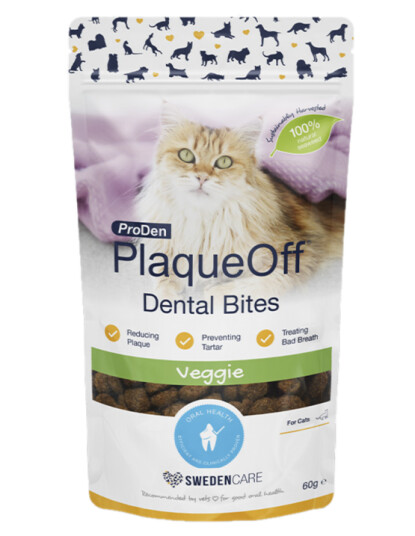 Proden Plaqueoff Dental Bites Katt 60 G