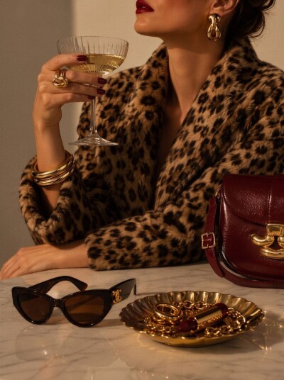 Plakat Leopard Eleganse
